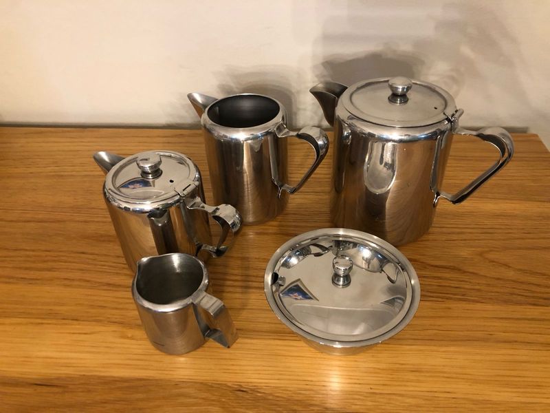 Stainless steel tea pot set