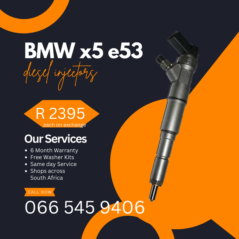 BMW x5 e53 DIESEL INJECTORS FOR SALE ON EXCHANGE
