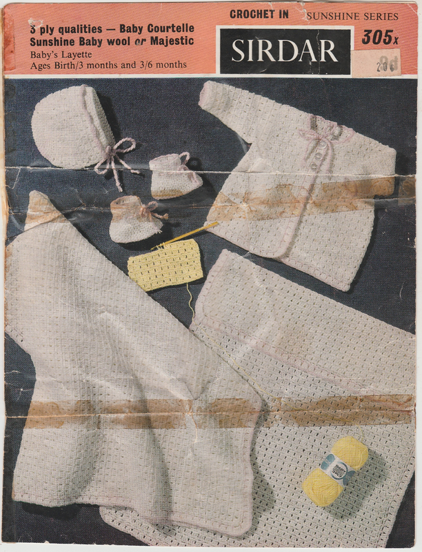 Vintage - SIRDAR Baby&#39;s Layette - Crochet Patterns - Crafts