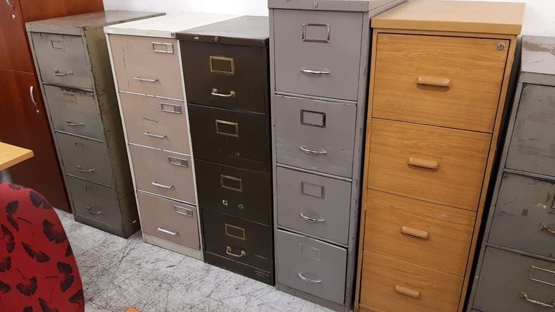 4 drawer steel wooden 4 Drawer steel/ Wooden Filing Drawers...Reduced to clear...R500 each  drawers