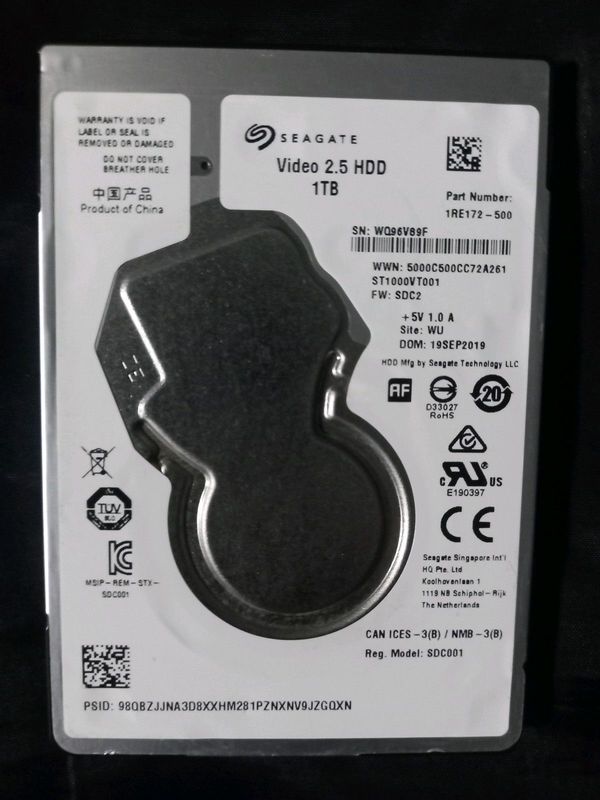 1 TB Hard drive for laptop