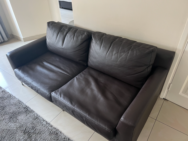 2- Seater Genuine leather couch