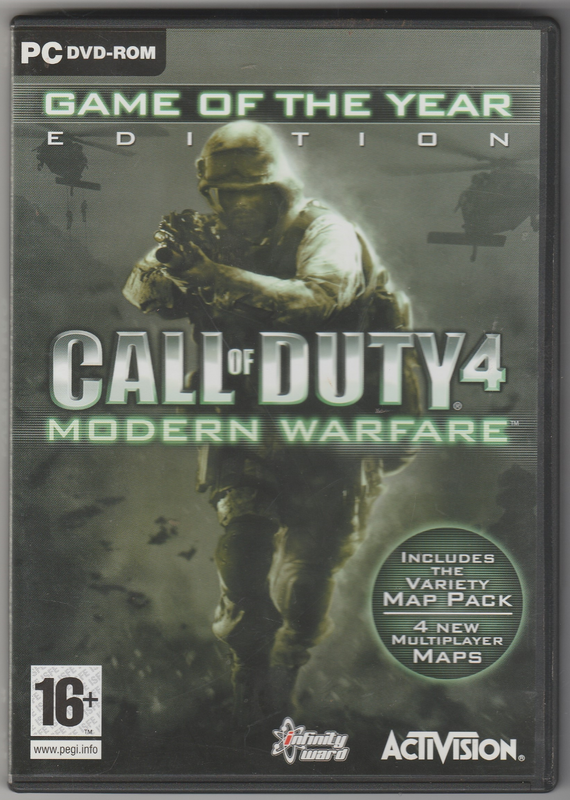 PC DVD-ROM - CALL of DUTY 4 - Modern Warfare - Computer Gaming