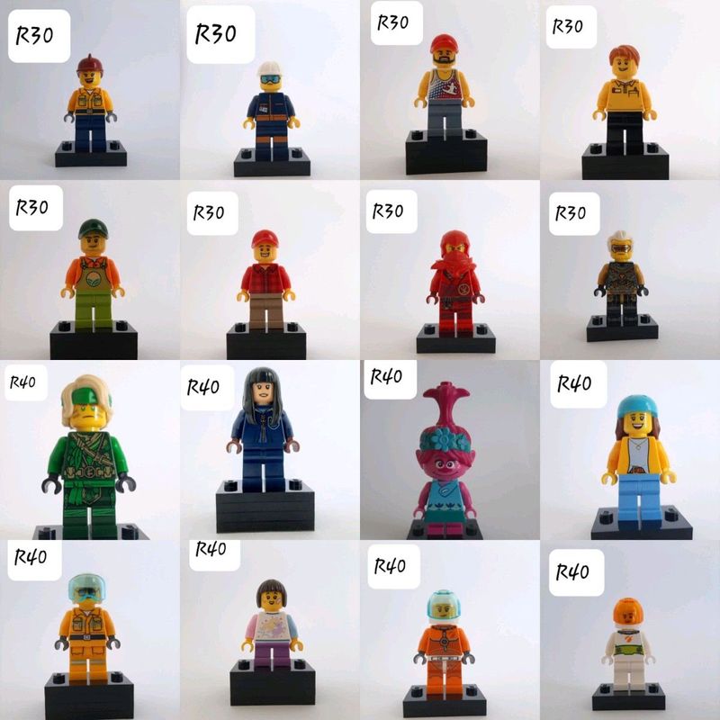 80 Lego Minifigures