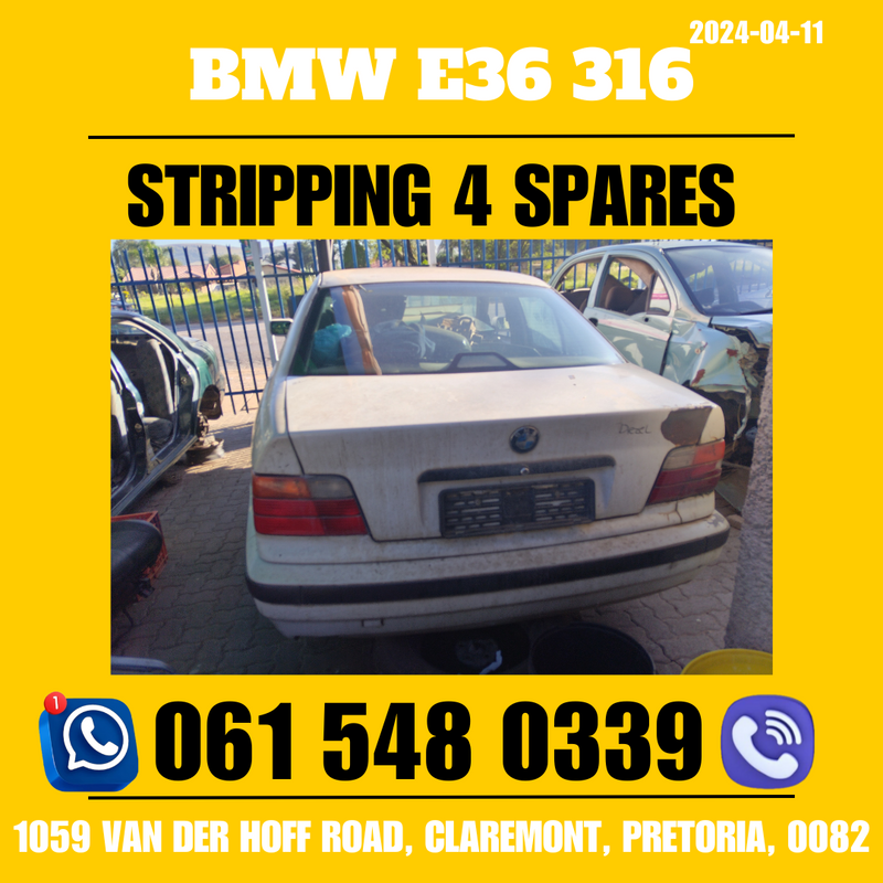 Bmw e36 316 stripping for spares Call or WhatsApp me 0615480339