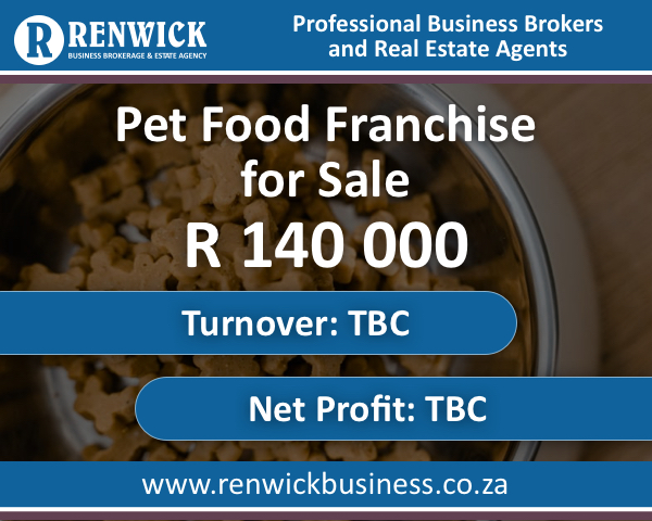 Business for Sale: Pet Food Franchise