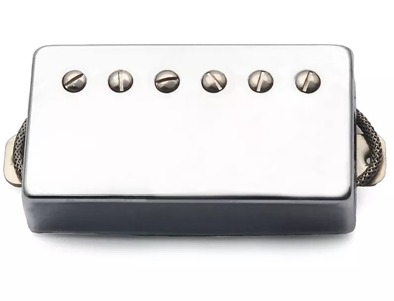 Chrome Karman AlNiCo 5 Humbucker Guitar Pickup (Single)