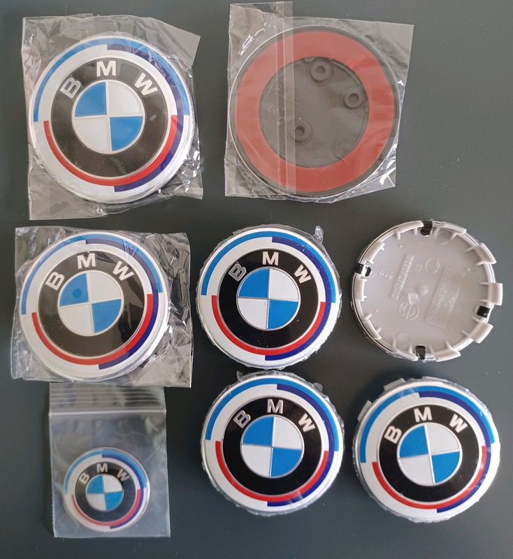 BMW F30 50th anniversary badges emblems sets
