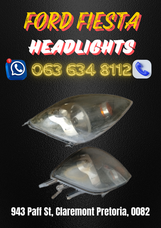 Ford fiesta headlights Call or WhatsApp me 0615350116