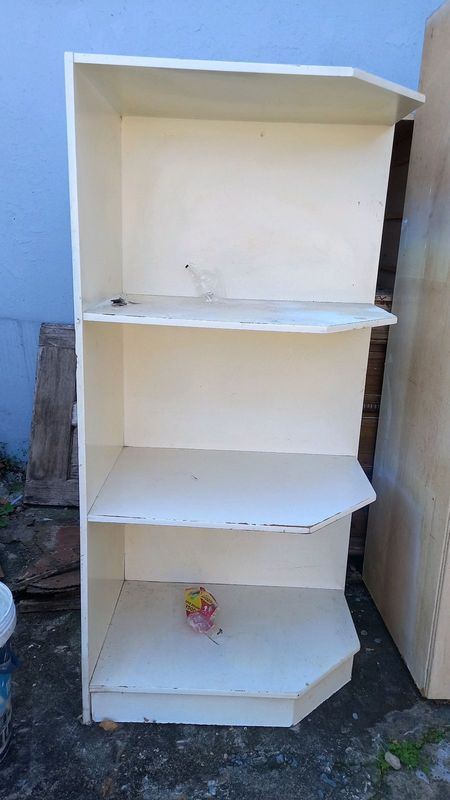 2 x Shelf sections  and 1 x cupboard