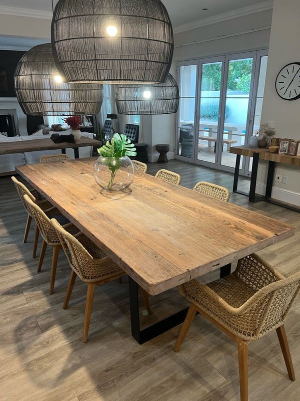 3.1m Solid Dining Table