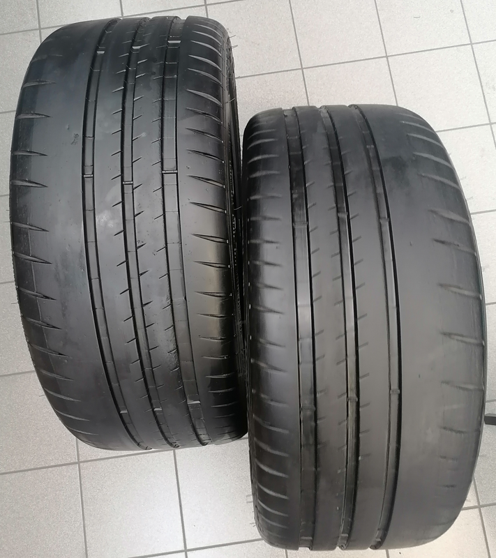 2 x 235/35/19 Michelin Pilot Sport Cup2 non-run-flat tyres for sale