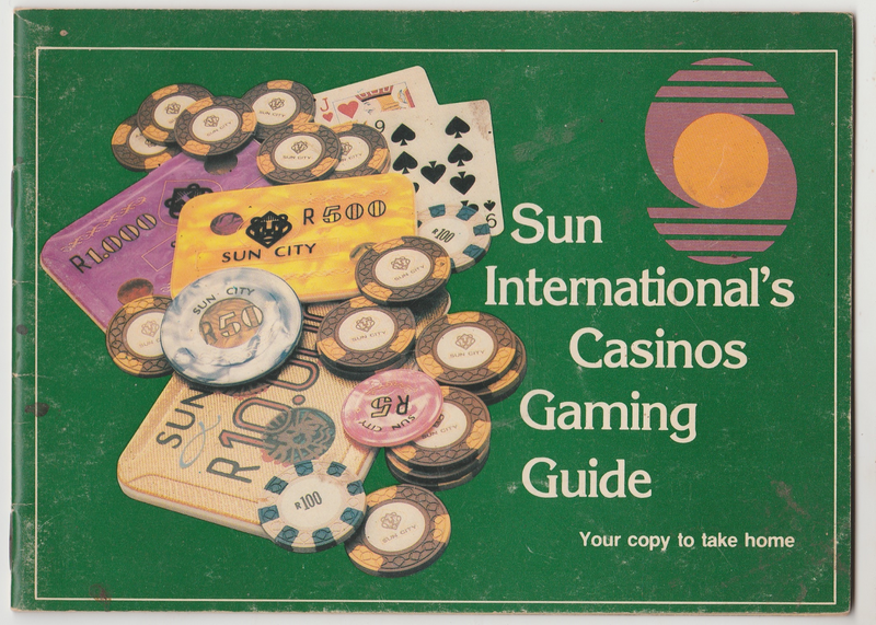 1980&#39;s SUN INTERNATIONAL&#39;S CASINO GAMING GUIDE - GAME RULES