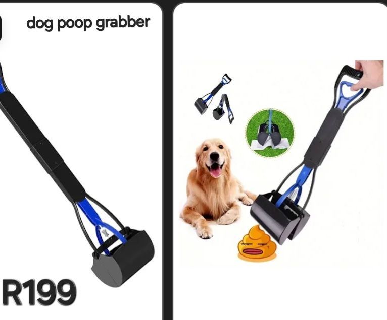 Pet poop grabber