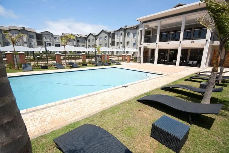 A modern 2-bed, 2-bath apartment in Umhlanga New Town Centre.