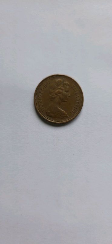 Great Britain - One New Penny 1977