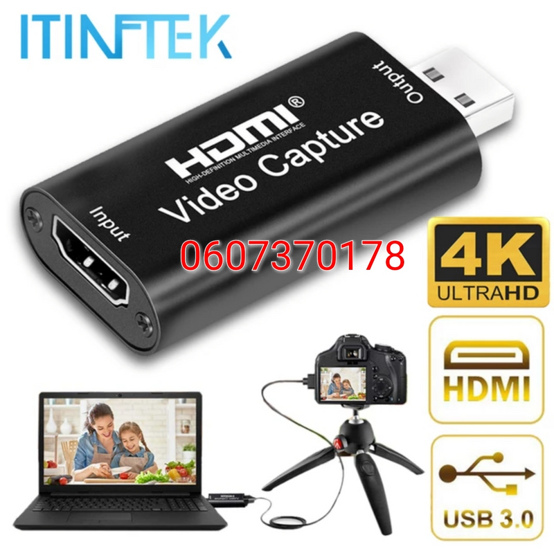 HDMI Video Capture Device HDMI to USB (Brand New)