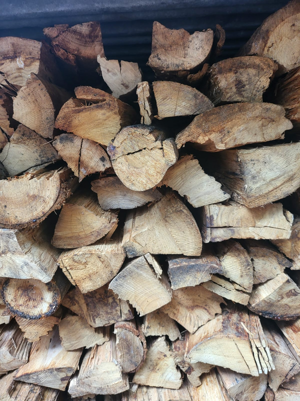 Bluegum Firewood R40 per 15piece Bag with 10 no Kindling.