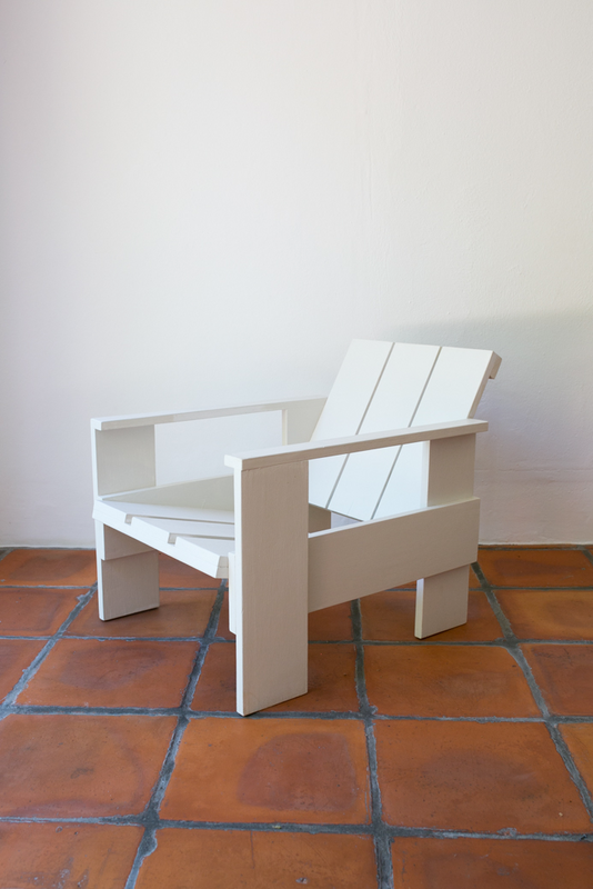 Gerrit Rietveld Crate Lounge Chair Vintage Design