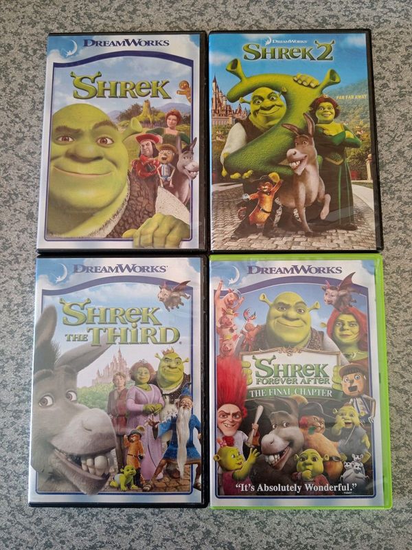 4 DVDs - Shrek