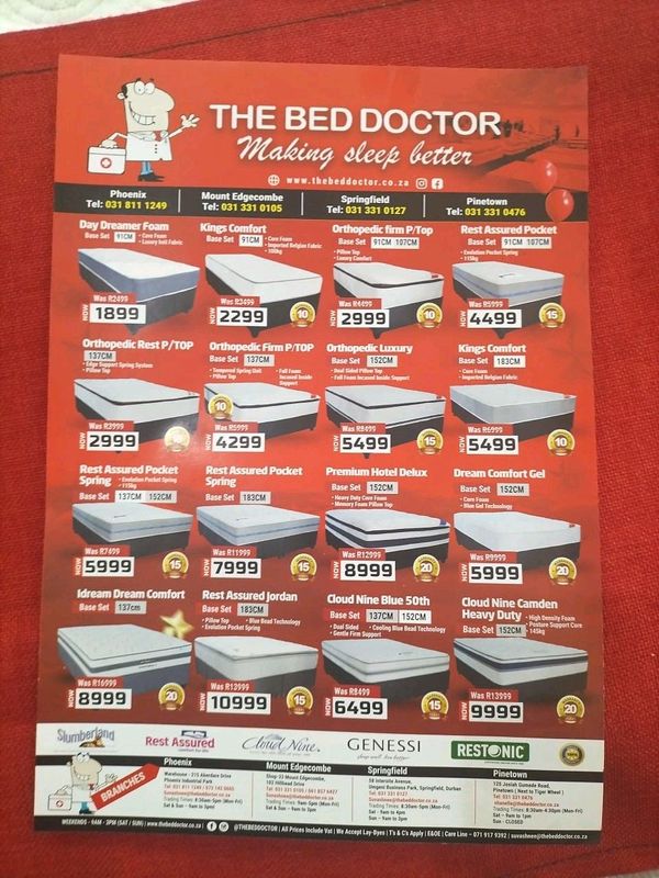 Specials on Beds