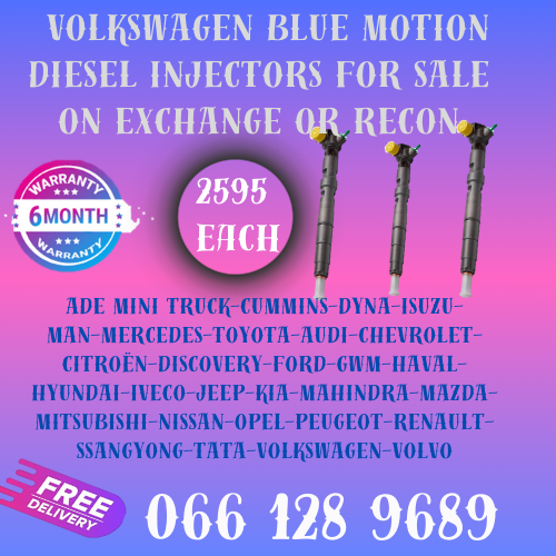 VOLKSWAGEN BLUE MOTION DIESEL INJECTORS FOR SALE ON EXCHANGE WITH FREE COPPER WASHERS