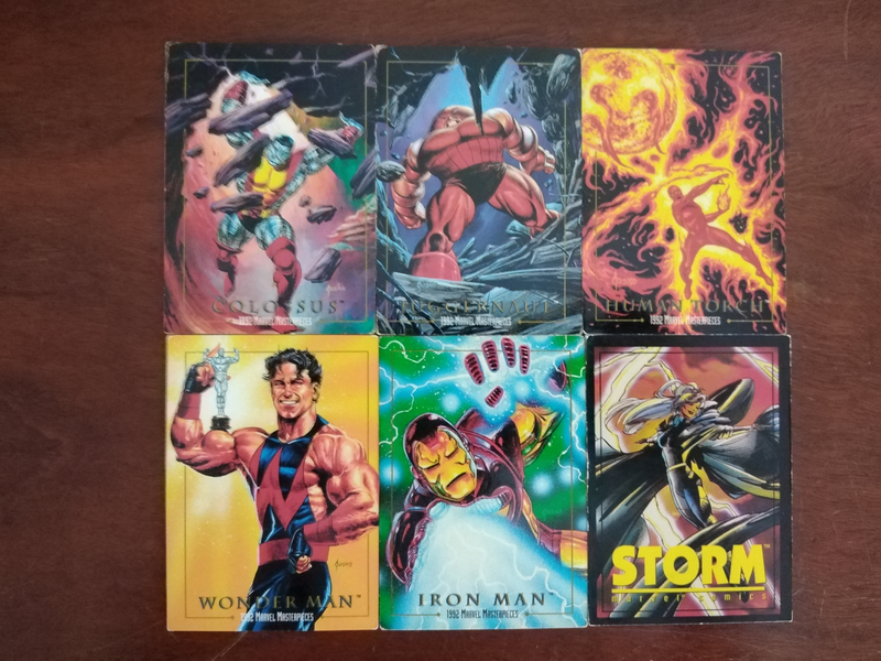 92&#39; Marvel Masterpieces Trading Cards