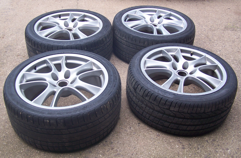 Porsche 957 Cayenne 21 inch GTS / Turbo wheels and tyres for sale