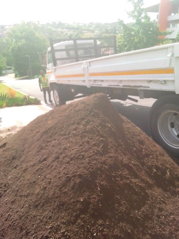 Compost manure and top soil