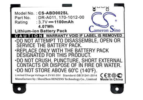 Ebook, eReader Battery CS-ABD002SL for AMAZON Kindle 2 etc.