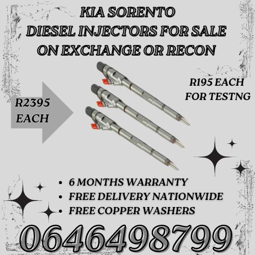Kia Sorento diesel injectors for sale