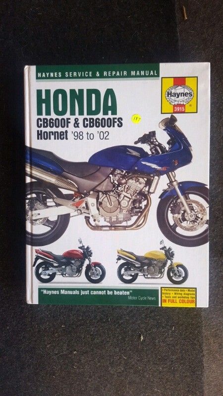 Honda Hornet hard cover manual
