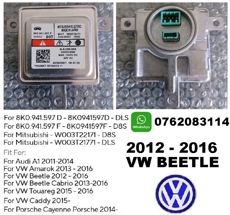 2012 - 16 VW Beetle Headlight Xenon Ballast module