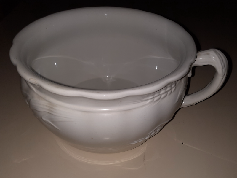 Antique porcelain pot