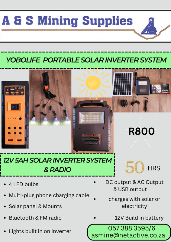12V Portable solar Pack