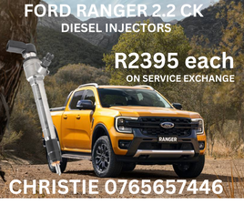 FORD RANGER 2.2  DIESEL INJECTORS FOR SALE WITH A 6MONTH GUARANTEE in Brits, preview image