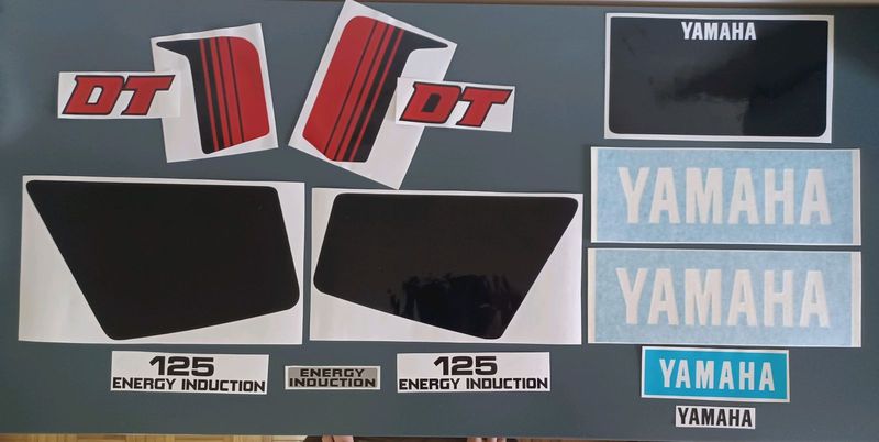 1983 Yamaha DT 125 LC decals stickers set