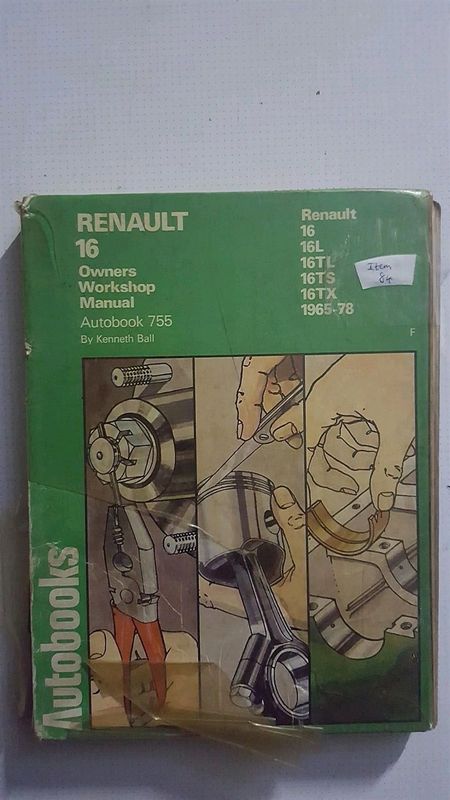 Renault 16 autobook.