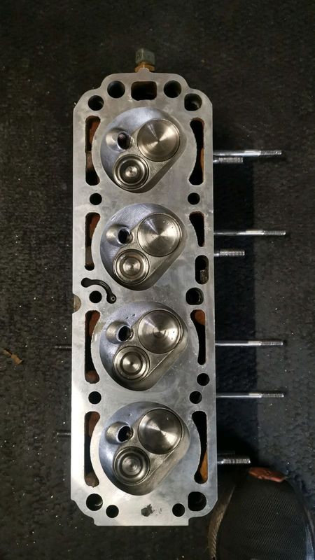Crank cut R750 block rebore R750 cylinder head reconditioned from R950