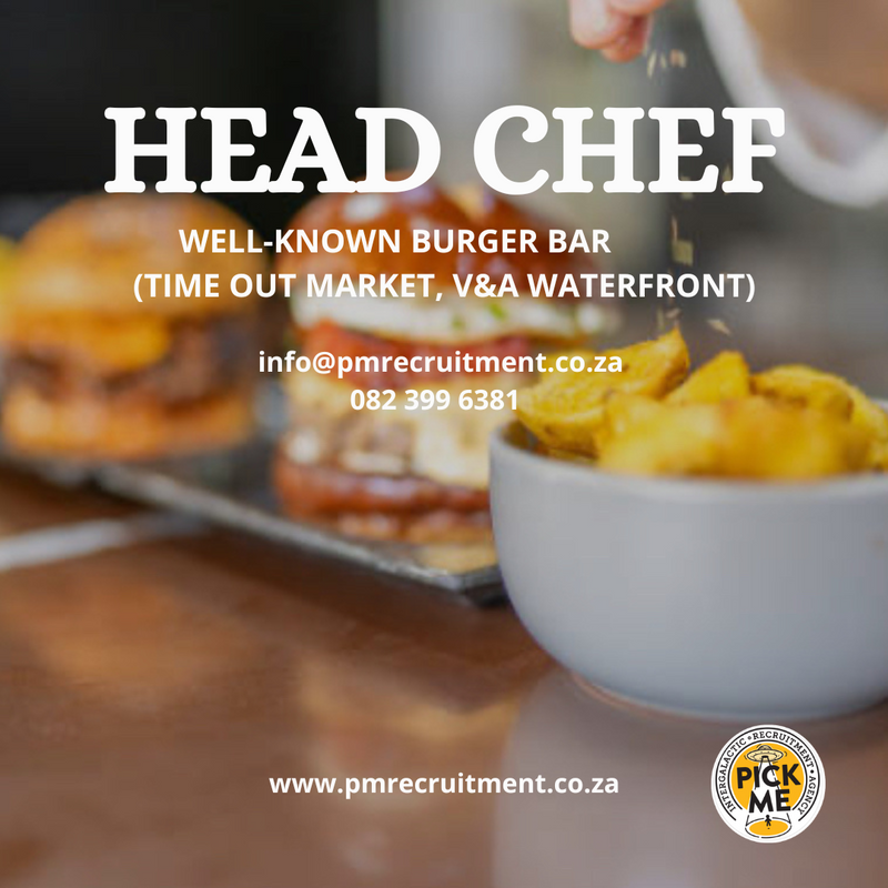 Head Chef: Well-known Burger Bar (Time Out market, V&amp;A)