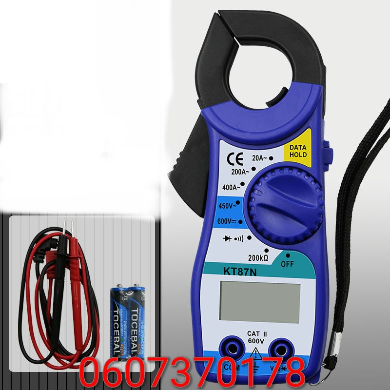 Clamp Meter KT87 Digital Multimeter Resistance Voltage Ammeter Portable Tester (Brand New) ⭐️⭐️⭐️⭐️⭐