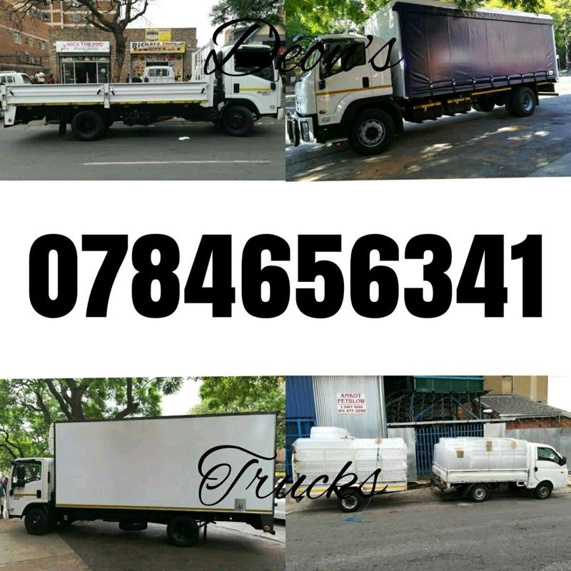 Trucks and bakkies for hire