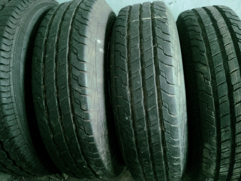 Set of 185/80 tyres and rimms