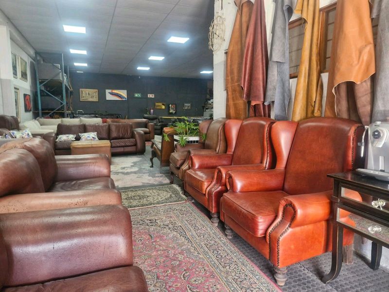Genuine Leather and Fabric couches, Lounge Suites, Corner Units, 2 seaters, Wingbacks, Chrsterfields