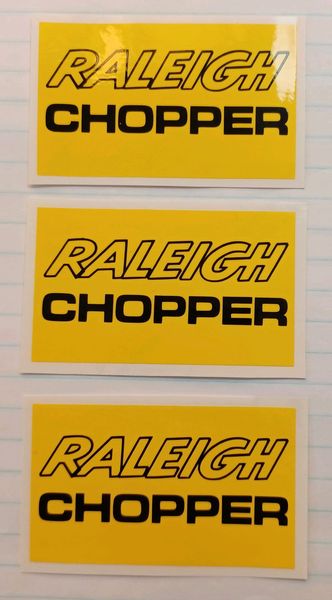 Raleigh chopper decals sale