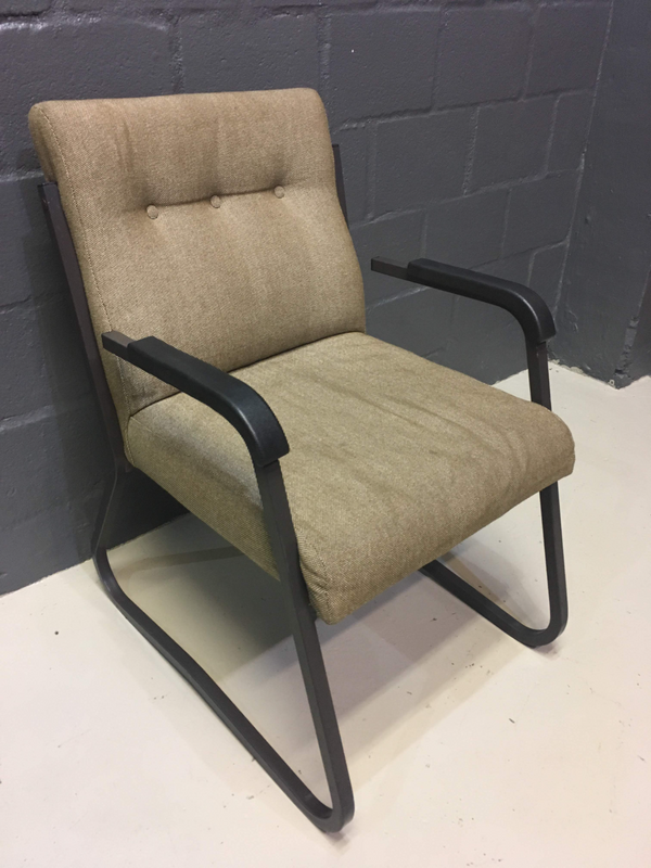 Beige Padded Visitors Chair- A19390