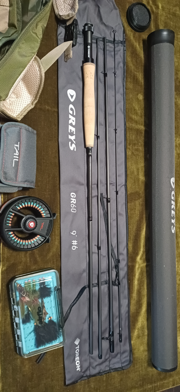 Greys Fly Fishing Rod and Real