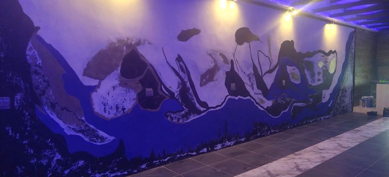 Painting,skimming and water proofing.