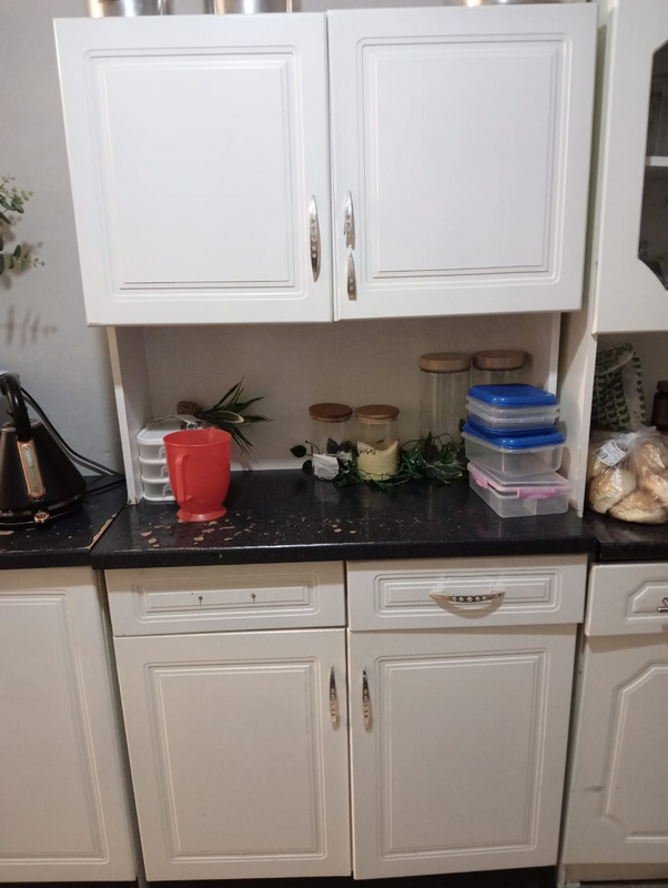 Used kitchen cupboard
