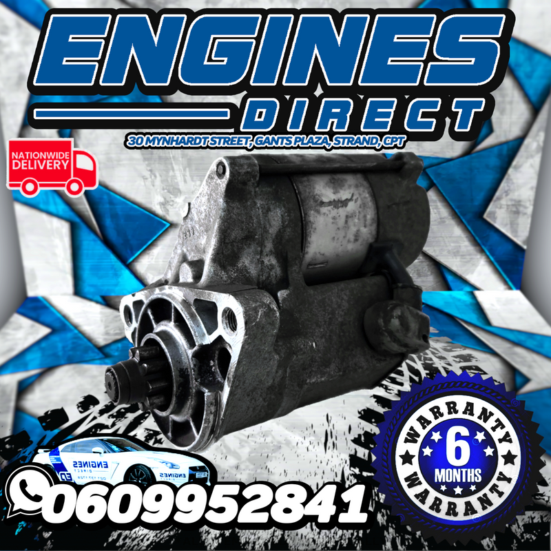 Toyota 2.0 VVTi Hilux and Quantum 1TR-FE Starter Motor Available at Engines Direct Strand
